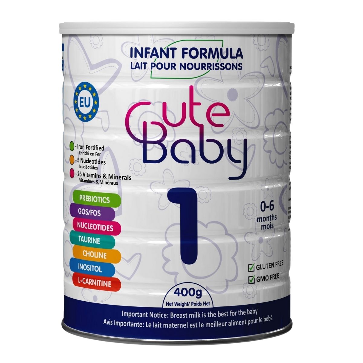 CUTE BABY 1 TIN 400GM